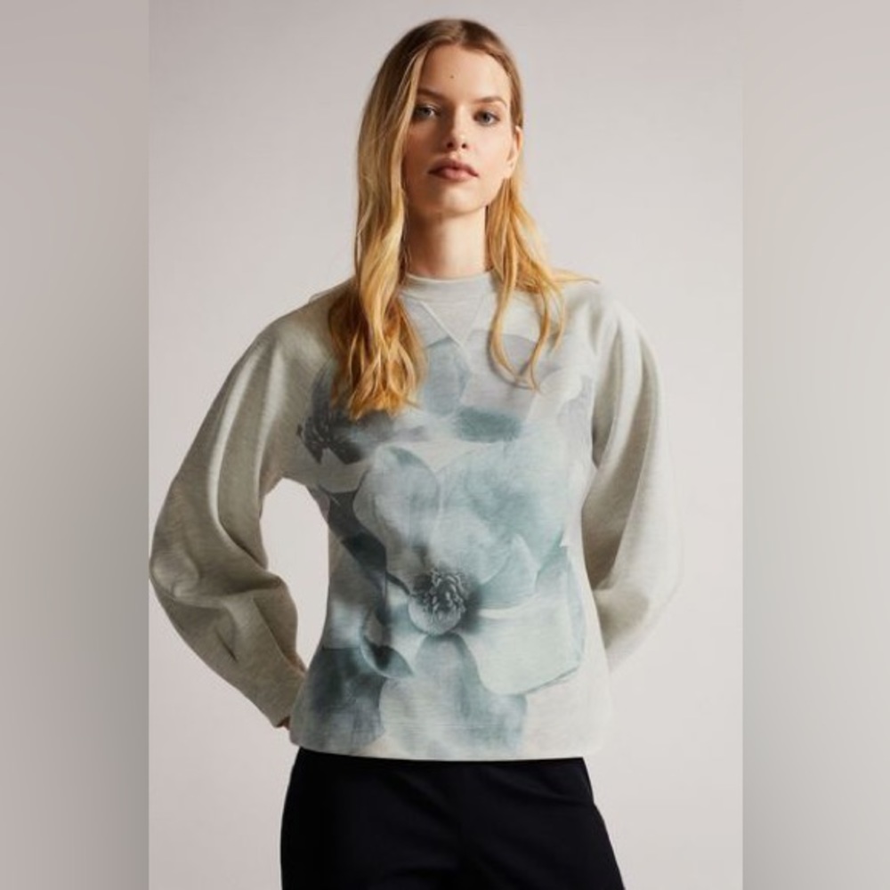 Ted baker PERRINE Darted Sweatshirt  Ted Size 0 (US 2)